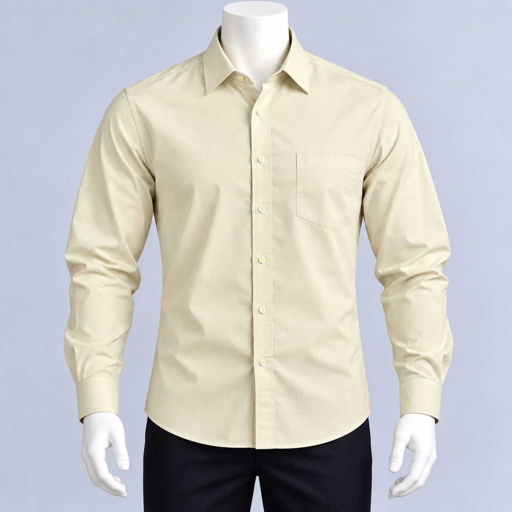 Van Heusen Button Down Shirt Mens 17.5 34/35 Green Long Sleeve Classic Fit